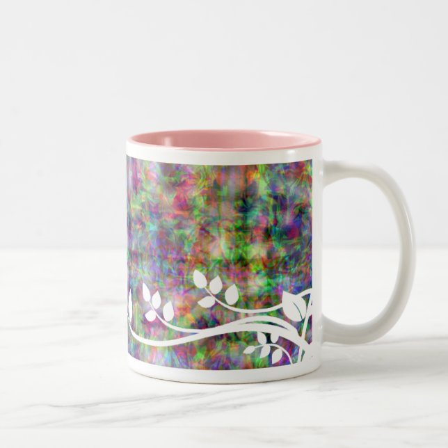 TAZA BICOLOR FLORALIADELIC MUG (Derecha)