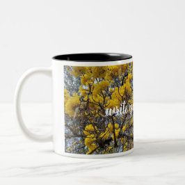 Taza Bicolor Florecer de la naturaleza