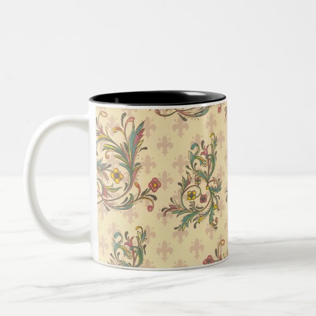 Taza Bicolor Florentino italiano (Izquierda)