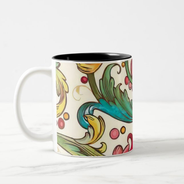 Taza Bicolor Florentino italiano (Izquierda)