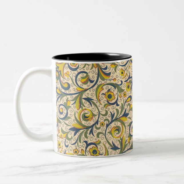 Taza Bicolor Florentino italiano (Izquierda)