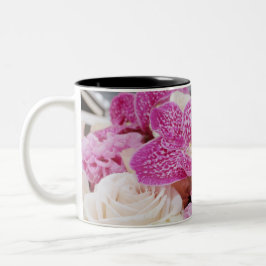 Taza Bicolor Flores