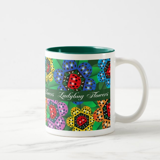 TAZA BICOLOR FLORES DE LA MARIQUITA (Derecha)