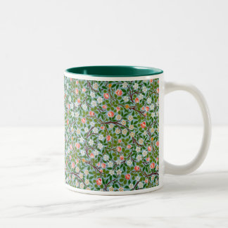 Taza Bicolor Flores de primavera