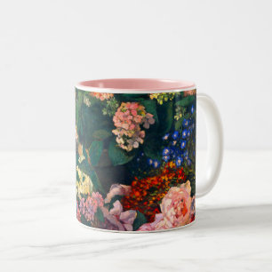 Taza Bicolor Flores de primavera de Monet