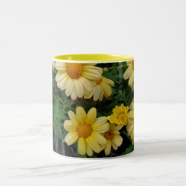 Taza Bicolor Flores de verano (Centro)
