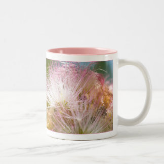 Taza Bicolor Flores del Mimosa