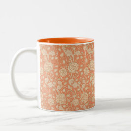 Taza Bicolor Flores florales Vintage William Morris Wild Tulip