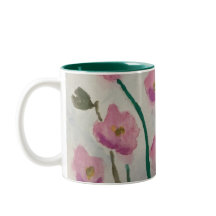 Flores rosas Pop Mug