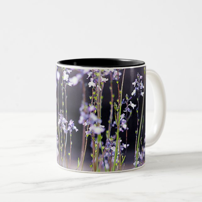 Taza Bicolor Flores silvestres (Anverso derecho)