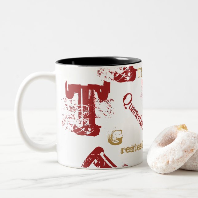 TAZA BICOLOR FLORIDA (Con donut)