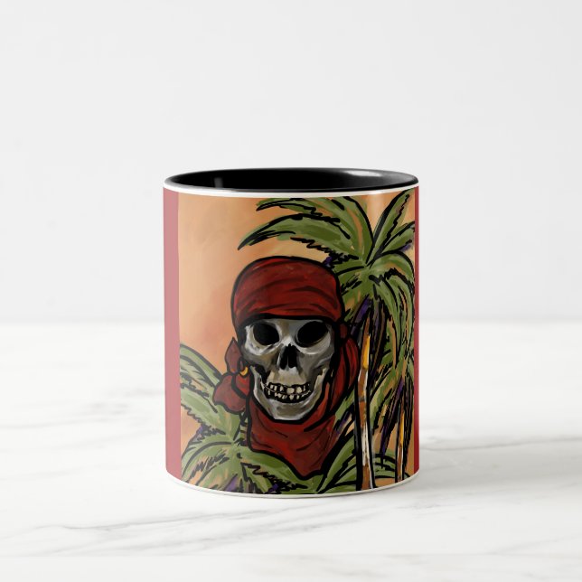 TAZA BICOLOR FLORIDA (Centro)