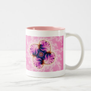 Taza Bicolor Florivet - arte del fractal