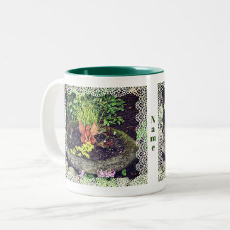 Taza Bicolor Flower Garden Fairy Personalizado