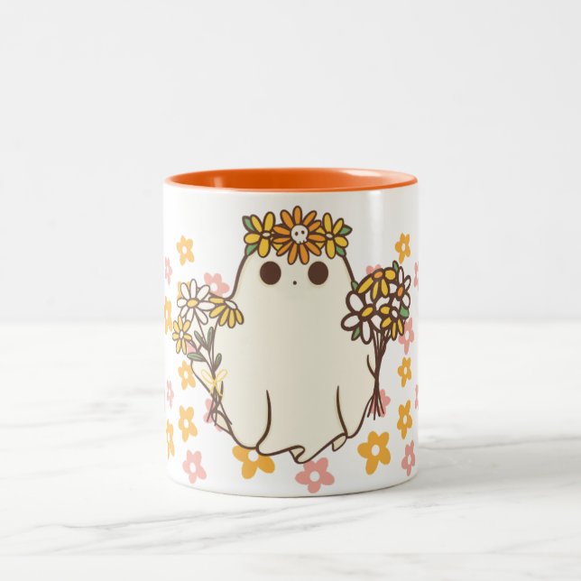 Taza Bicolor Flower Ghost (Centro)