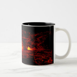 Taza Bicolor Flujo de lava hawaiano