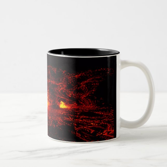 Taza Bicolor Flujo de lava hawaiano (Derecha)