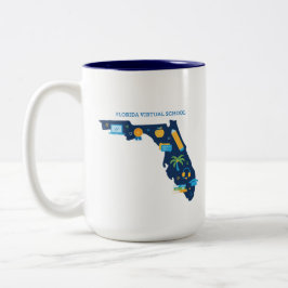 Taza Bicolor FLVS, "Florida" Mug 
