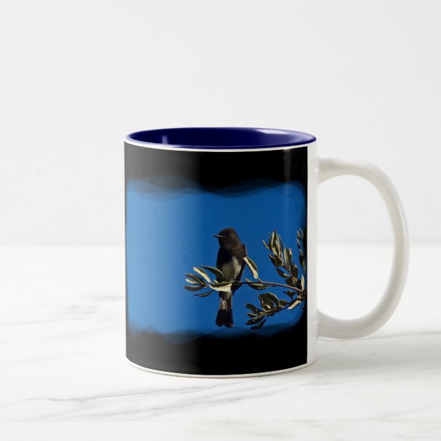 Taza Bicolor Fly Catcher en negro (Derecha)