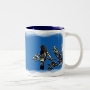 Taza Bicolor Fly Catcher en White