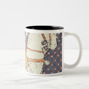 Taza Bicolor Fol.58v puede: Cetrería