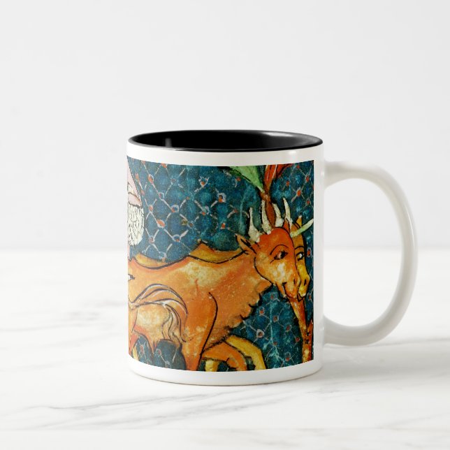 Taza Bicolor Fol.59r octubre: Arado (Derecha)