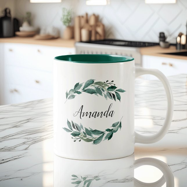 Taza Bicolor Foliage Abundante personalizado (Subido por el creador)