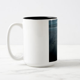 Taza Bicolor Footprints in the Sand Coffee Mug