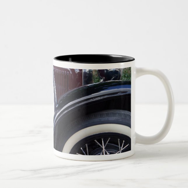 Taza Bicolor Ford 1930 un coche clásico (Derecha)