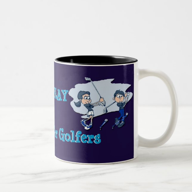 Taza Bicolor Foreplay Humor Golf Lovers Mug (Derecha)