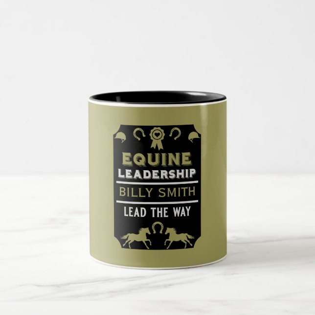 Taza Bicolor Formación de liderazgo ecuánime (Centro)