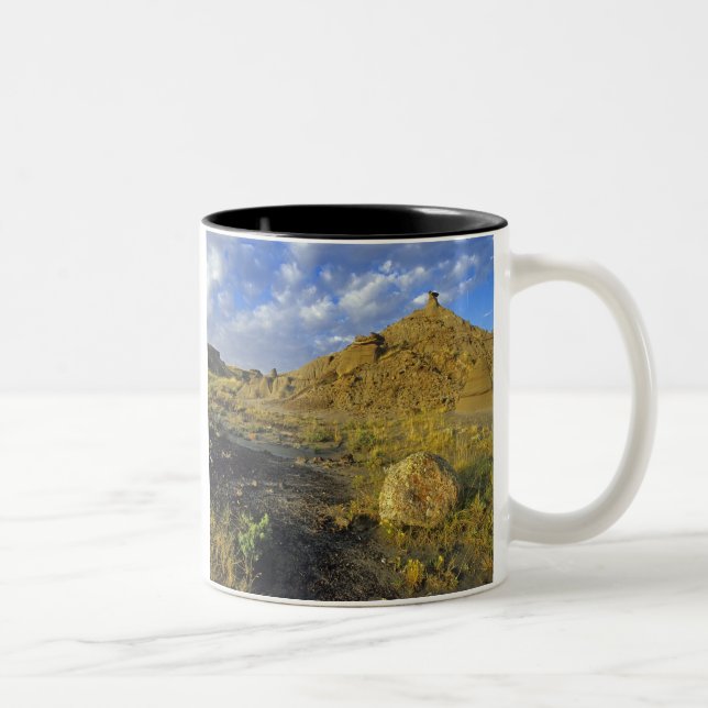 Taza Bicolor Formaciones Badlands en el Parque Provincial Dinos (Derecha)