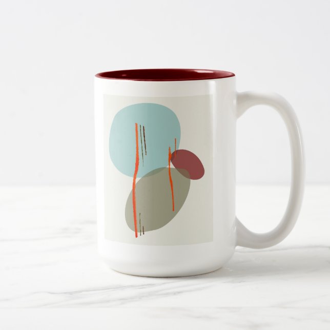 Taza Bicolor Formas Boho (Derecha)