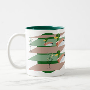 Taza Bicolor Formas, patos