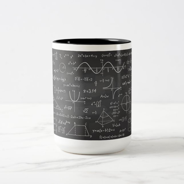 Taza Bicolor Fórmula matemática (Centro)