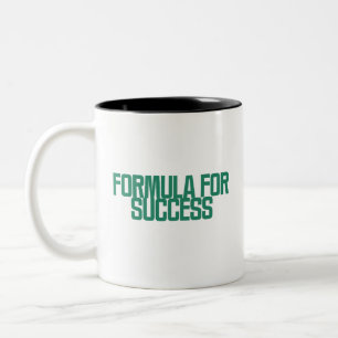 Taza Bicolor Fórmula para el Éxito Mentalidad Analítica Diseño