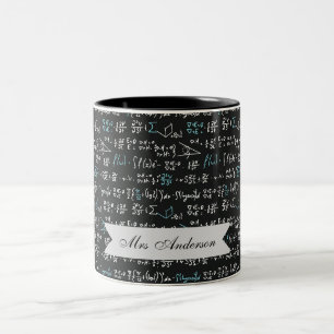 Taza Bicolor Fórmulas Matemáticas