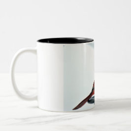 Taza Bicolor Foto cardinal septentrional