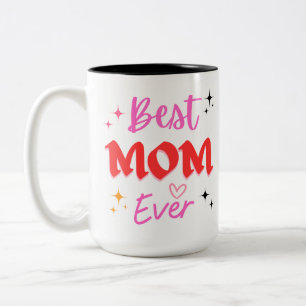 Taza Bicolor Foto de grupo moderno y regalo del Día de la Madre
