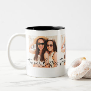 Taza Bicolor Foto de mejor amiga