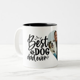 Taza Bicolor Foto del Mascota del nombre del mejor perro del mu