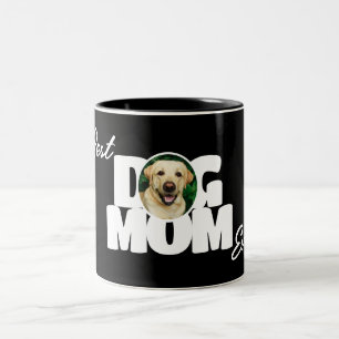 Taza Bicolor Foto Mejor Mamá Perro del Mundo