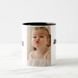 TAZA BICOLOR FOTO MUG PERSONALIZADA
