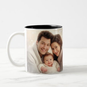 Taza Bicolor Foto personalizado (Añadir su propia foto y/o text
