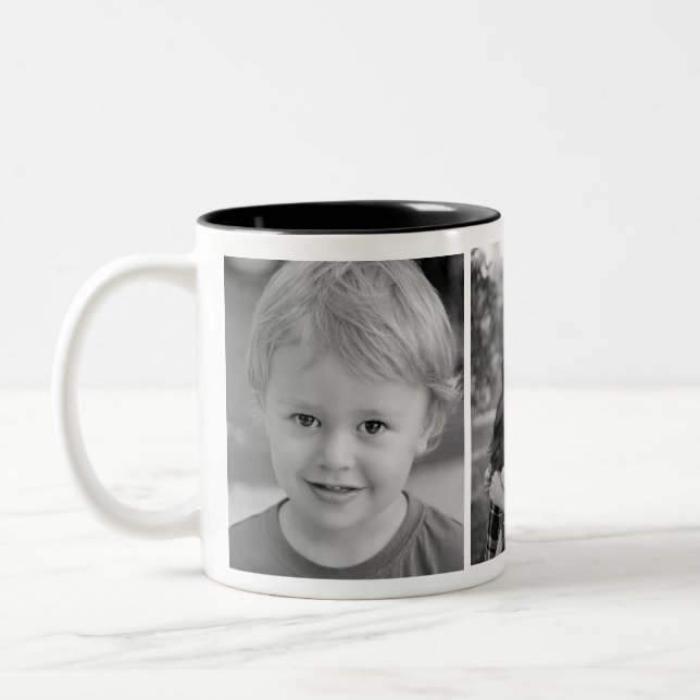 Taza Bicolor Foto Personalizado Mug personalizada (Izquierda)