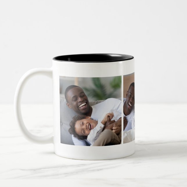 Taza Bicolor Foto personalizado Mug personalizada (Izquierda)