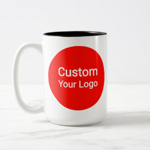 Taza Bicolor Foto y Logo Personalizados Personalizado