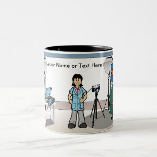 Taza Bicolor Fotógrafa personalizada - Personalizado femenina