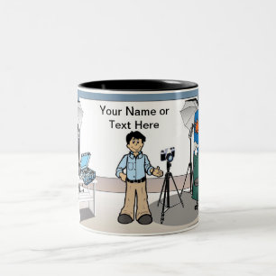Taza Bicolor Fotógrafo - Personalizado masculino por PrintedPer