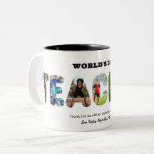 Fotomontaje de palabras personalizadas Mejor maest